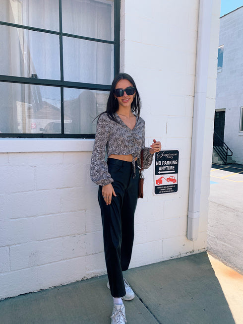 The Garden Party Top // Black